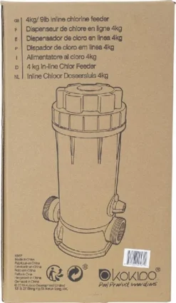 Kokido Inline Chloordoseersluis (32 Mm / 38 Mm Aansluiting) -Zwembad Tuin 10075 01 resultaat