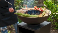 RedFire ONYX Classic Vuurschaal Bbq - 60 Cm -Zwembad Tuin 1073 1900 redfire onyx classic vuurschaal bbq 60 cm 5