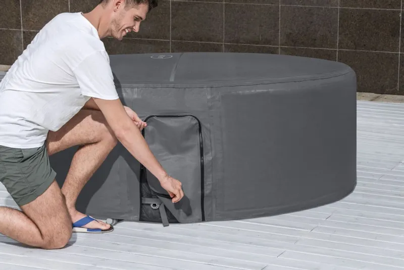 Bestway Lay-Z Spa Isolerende Beschermhoes - Ø 236 Cm 4 Bestway Lay-Z Spa Isolerende Beschermhoes - Ø 236 Cm - Afbeelding 4