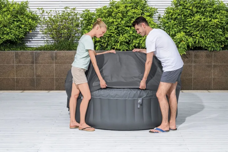 Bestway Lay-Z Spa Isolerende Beschermhoes - Ø 170 Cm 5 Bestway Lay-Z Spa Isolerende Beschermhoes - Ø 170 Cm - Afbeelding 5