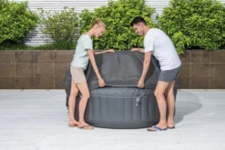 Bestway Lay-Z Spa Isolerende Beschermhoes - Ø 216 Cm -Zwembad Tuin 1267 1900 thermal cover overheen halen resultaat