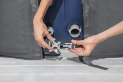 Bestway Lay-Z Spa Isolerende Beschermhoes - 201 X 201 Cm -Zwembad Tuin 1267 1900 thermal cover vierkant klippen resultaat