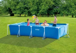 Intex Metal Frame Pool - 450 X 220 X 84 - Met Filterpomp -Zwembad Tuin 1320 1900 28274 inuse 2022 300