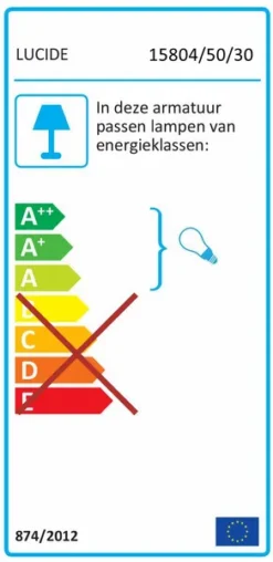 Lucide Cadix E27 Sokkellamp - 50 Cm - Zwart -Zwembad Tuin 15804 50 30 dv