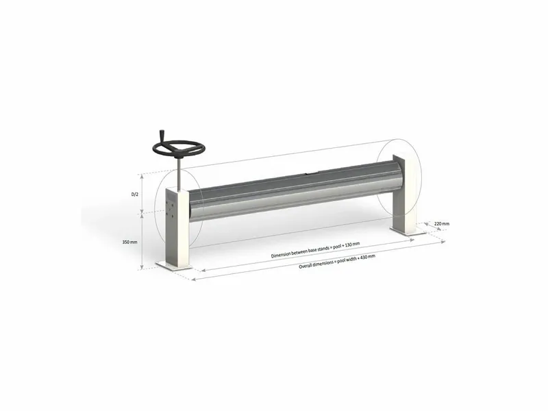 Manu Handmatig Oprolsysteem - Tot 3,5 Meter - Wit 2 Manu Handmatig Oprolsysteem - Tot 3,5 Meter - Wit - Afbeelding 2
