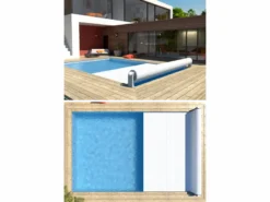 Open Aero Automatisch Oprolsysteem - Tot 4 Meter - Grijs 5 Open Aero Automatisch Oprolsysteem - Tot 4 Meter - Grijs -Zwembad Tuin 1638438009 trimmy pvc blanc ambiance 2