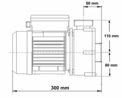 LX WTC 50M Spa Circulatiepomp 0,33 PK -Zwembad Tuin 1808.2