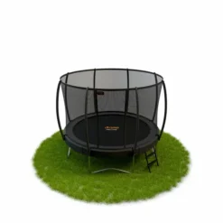 Avyna Pro-Line Trampoline Met Net En Ladder - Ø365 Cm - Grijs -Zwembad Tuin 1900 1900 avgr 12 14 combi bd gras 1