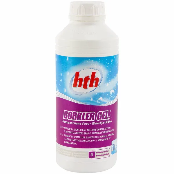HTH Borkler GEL Waterlijn Reiniger 1 Liter 1 HTH Borkler GEL Waterlijn Reiniger 1 Liter
