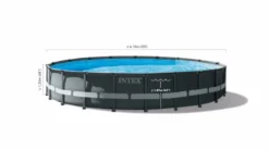 Intex Ultra Frame XTR Pool - 610 X 122 Cm - Met Zandfilterpomp En Accessoires -Zwembad Tuin 26334gn zwembadformaat