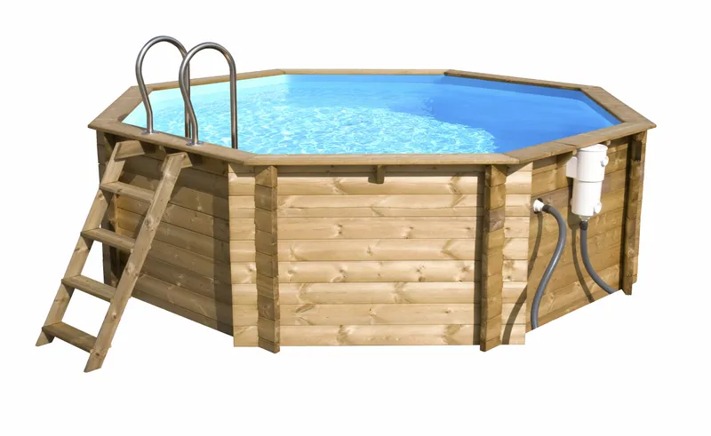 Tropic Octo 414 Houten Zwembad (hoogte 1,20) 1 Tropic Octo 414 Houten Zwembad (hoogte 1,20)