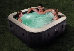 Intex Pure Spa Greystone Deluxe Opblaasbare Spa - 4 Persoons -Zwembad Tuin 28450 inuse 2022 300