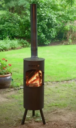 Bonfeu BonGiano LP Tuinhaard - Zwart -Zwembad Tuin 3002 13 ambiance