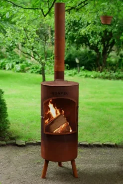 Bonfeu BonTino LP Tuinhaard - Corten 11 Bonfeu BonTino LP Tuinhaard - Corten -Zwembad Tuin 3501r 13 ambiance