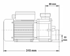 LX JA50 Spa Circulatiepomp 0,5 PK -Zwembad Tuin 3583.2 1 1