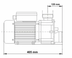 LX JA200 Spa Massagepomp 2 PK - 1 Speed -Zwembad Tuin 3593.2