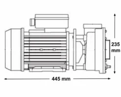 LX WP250 Spa Massagepomp 2,5 PK - 2 Speed 10 LX WP250 Spa Massagepomp 2,5 PK - 2 Speed -Zwembad Tuin 3770.22