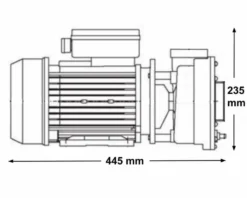 LX WP300 Spa Massagepomp 3 PK - 2 Speed 13 LX WP300 Spa Massagepomp 3 PK - 2 Speed -Zwembad Tuin 3771.2bis 1