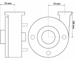 LX WP300 Spa Massagepomp 3 PK - 2 Speed 11 LX WP300 Spa Massagepomp 3 PK - 2 Speed -Zwembad Tuin 3771.4bis 1