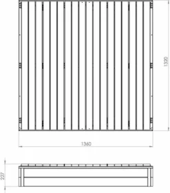EXIT TOYS EXIT Aksent Zandbak XL -Zwembad Tuin 52.05.02.05 3