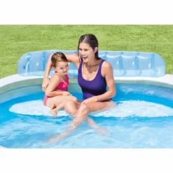 Intex Family Lounge Pool Kinderzwembad 224 X 216 X 76 Cm -Zwembad Tuin 57190 2
