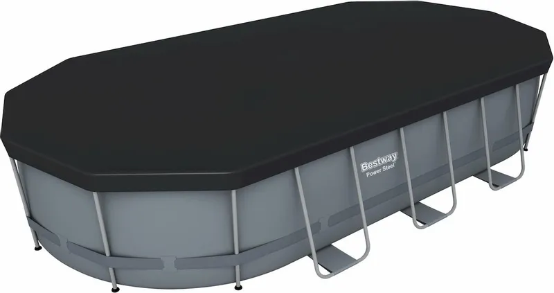 Bestway Power Steel Oval Zwembad - 549 X 274 X 122 Cm - Met Filterpomp En Accessoires 3 Bestway Power Steel Oval Zwembad - 549 X 274 X 122 Cm - Met Filterpomp En Accessoires - Afbeelding 3