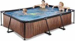 EXIT TOYS EXIT Wood Zwembad - 300 X 200 X 65 Cm - Met Filterpomp -Zwembad Tuin 662 1200 exit 30 00 32 10 int 4