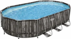 Bestway Power Steel Oval Zwembad - 610 X 366 X 122 Cm - Met Filterpomp En Accessoires -Zwembad Tuin 668 1200 5611s 5611r 0055 pr web