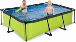 EXIT TOYS EXIT Lime Zwembad - 220 X 150 X 65 Cm - Met Filterpomp -Zwembad Tuin 668 1200 exit 30 00 21 40 int 4
