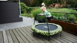 EXIT TOYS Exit Tiggy Junior Trampoline Met Beugel - Ø 140 Cm - Groen -Zwembad Tuin 675 1200 exit 10 00 75 40 int 5