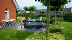 EXIT TOYS EXIT Wood Zwembad - 300 X 76 Cm - Met Filterpomp -Zwembad Tuin 678 1200 exit 30 12 10 10 int 8