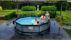 EXIT TOYS EXIT Wood Zwembad - 300 X 76 Cm - Met Filterpomp -Zwembad Tuin 681 1200 exit 30 12 10 10 int 6