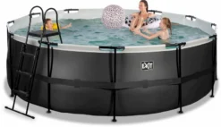 EXIT TOYS EXIT Black Leather Zwembad - 427 X 122 Cm - Met Zandfilterpomp En Trap 8 EXIT TOYS EXIT Black Leather Zwembad - 427 X 122 Cm - Met Zandfilterpomp En Trap -Zwembad Tuin 688 1200 exit 30 27 14 20 int 4