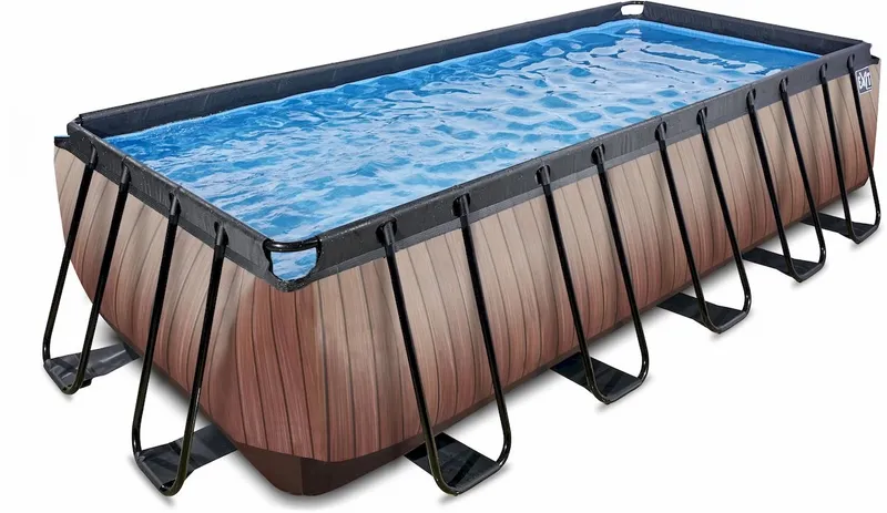 EXIT TOYS EXIT Wood Zwembad - 540 X 250 X 122 Cm - Met Zandfilterpomp En Trap 2 EXIT TOYS EXIT Wood Zwembad - 540 X 250 X 122 Cm - Met Zandfilterpomp En Trap - Afbeelding 2