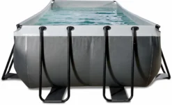 EXIT TOYS EXIT Black Leather Zwembad - 540 X 250 X 122 Cm - Met Zandfilterpomp En Trap -Zwembad Tuin 735 1200 exit 30 27 53 20 int 3