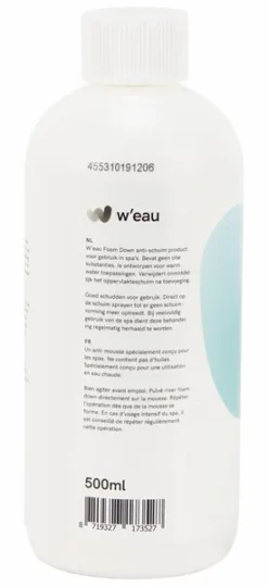 W'eau Foam Down Ontschuimingsmiddel - 500 Ml -Zwembad Tuin 789 2 1