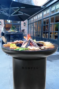 Bonfeu BonBiza Vuurschaal Bbq - Zwart -Zwembad Tuin 8001 13 ambiance