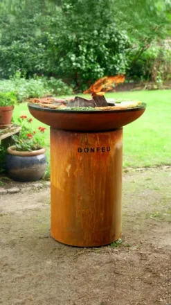 Bonfeu BonBiza Vuurschaal Bbq - Corten -Zwembad Tuin 8001r 13 ambiance