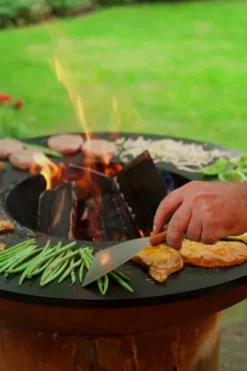 Bonfeu BonBiza Vuurschaal Bbq - Corten -Zwembad Tuin 8001r 14 ambiance