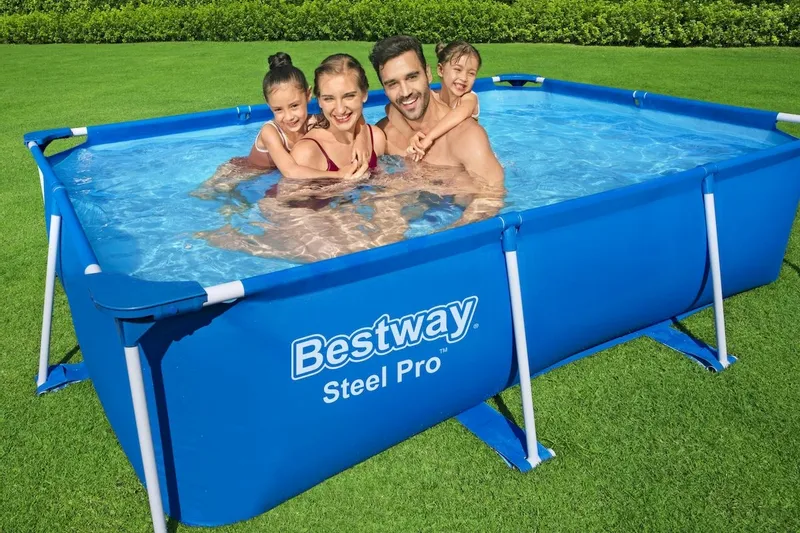 Bestway Steel Pro Zwembad - 259 X 170 X 61 Cm 5 Bestway Steel Pro Zwembad - 259 X 170 X 61 Cm - Afbeelding 5