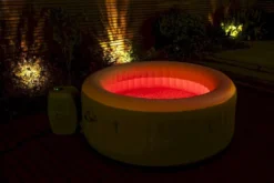 Bestway Lay-Z Spa Tahiti AirJet Opblaasbare Spa - 4 Persoons -Zwembad Tuin 800 1200 60007 night scene 0003 pr web