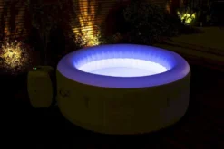 Bestway Lay-Z Spa Tahiti AirJet Opblaasbare Spa - 4 Persoons -Zwembad Tuin 800 1200 60007 night scene 0013 pr web