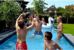 EXIT TOYS EXIT Wood Zwembad - 540 X 250 X 100 Cm - Met Zandfilterpomp En Trap -Zwembad Tuin 807 1200 exit 30 17 53 10 int 9