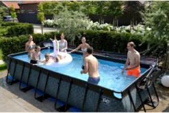 EXIT TOYS EXIT Stone Zwembad - 540 X 250 X 100 Cm - Met Zandfilterpomp En Trap -Zwembad Tuin 808 1200 exit 30 17 53 00 int 12
