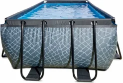 EXIT TOYS EXIT Stone Zwembad - 540 X 250 X 122 Cm - Met Zandfilterpomp En Trap -Zwembad Tuin 810 1200 exit 30 27 53 00 int 3
