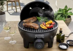 CADAC E-Braai Elektrische Barbecue - Zwart -Zwembad Tuin 835 1200 e braai food 1