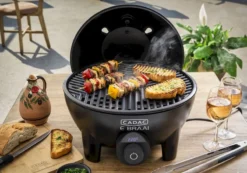 CADAC E-Braai Elektrische Barbecue - Zwart -Zwembad Tuin 842 1200 e braai food 2