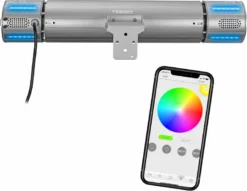 Eurom Heat And Beat Terrasverwarmer - Grijs 22 Eurom Heat And Beat Terrasverwarmer - Grijs -Zwembad Tuin 8713415334586 eurom heat and beat grey 11