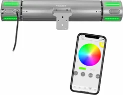 Eurom Heat And Beat Terrasverwarmer - Grijs 21 Eurom Heat And Beat Terrasverwarmer - Grijs -Zwembad Tuin 8713415334586 eurom heat and beat grey 4