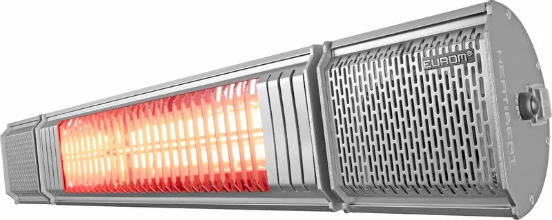 Eurom Heat And Beat Terrasverwarmer - Grijs 3 Eurom Heat And Beat Terrasverwarmer - Grijs - Afbeelding 3